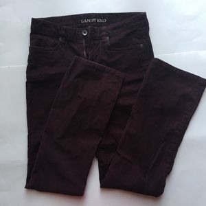 Lands End Boot Cut Corduroy Pants